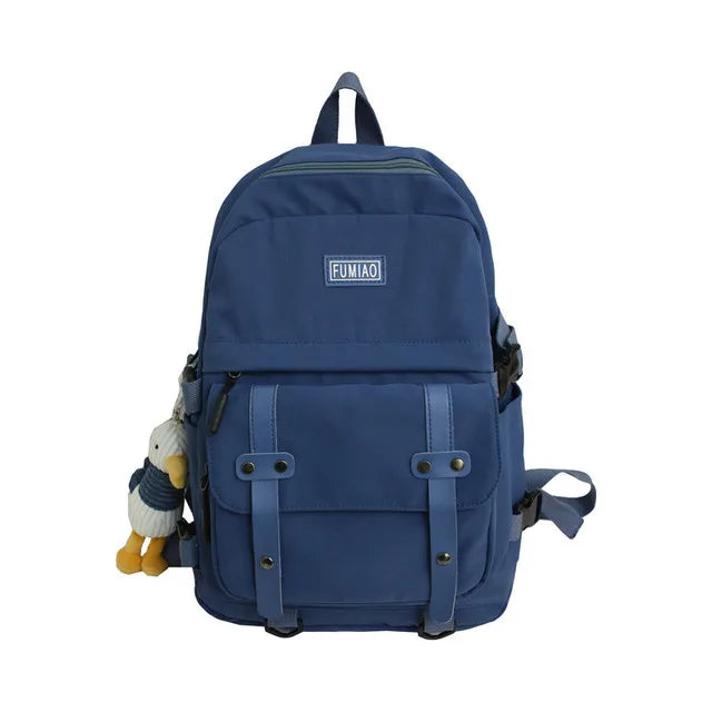 Cute Women Waterproof Nylon Backpack Student School Bag Kawaii Teenage Girl Backpack Fashion Book Bag Travel Bags