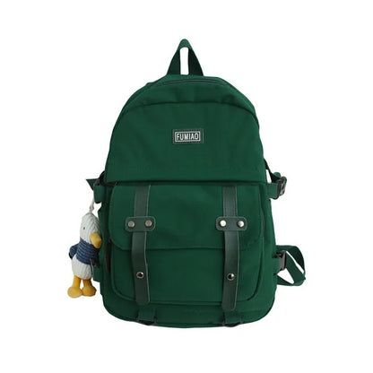 Cute Women Waterproof Nylon Backpack Student School Bag Kawaii Teenage Girl Backpack Fashion Book Bag Travel Bags