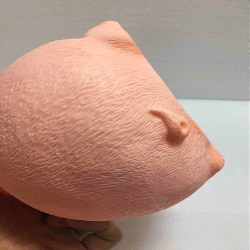 Cute pig animal money box， Fall resistant plastic coin box， Large capacity Children's gift money saving box Home Decorations