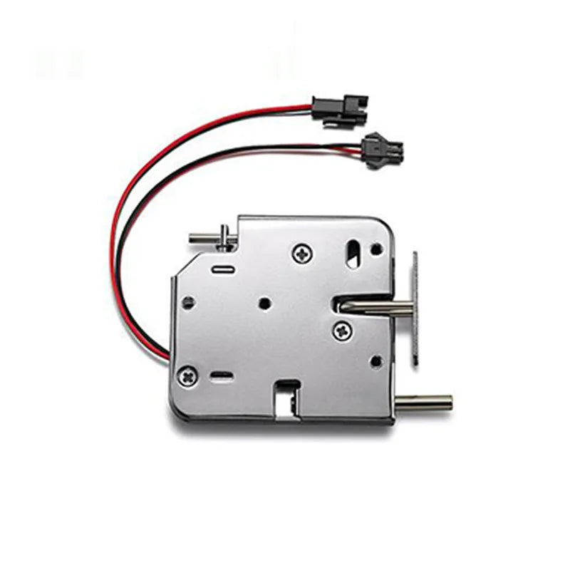 DC 12V Electromagnetic lock  supermarket intelligent locker electronic lock access control  State feedback Chrome silver