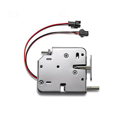 DC 12V Electromagnetic lock  supermarket intelligent locker electronic lock access control  State feedback Chrome silver