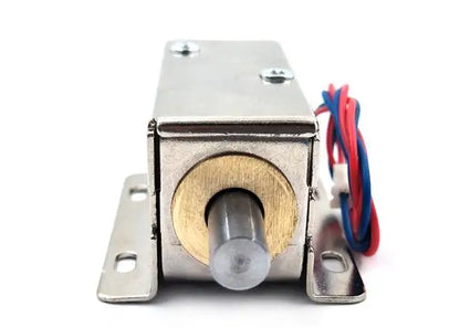 DC 12V Open frame electromagnet Safe door lock Force 10N travel distance 10mm Linear Solenoid