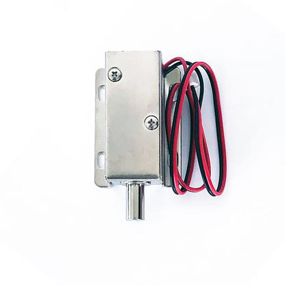 DC 12V Open frame electromagnet Safe door lock Force 10N travel distance 10mm Linear Solenoid