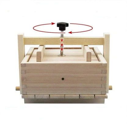 DIY Wooden Tofu Press Mould Set Homemade Cheese Tofu Mold Soybean Curd Tofu Making Mold Kitchen Accessories Cooking Tool