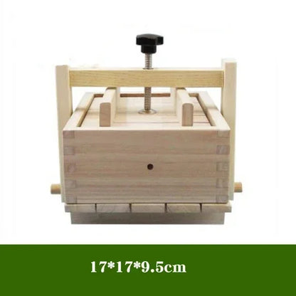 DIY Wooden Tofu Press Mould Set Homemade Cheese Tofu Mold Soybean Curd Tofu Making Mold Kitchen Accessories Cooking Tool