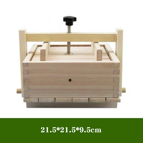 DIY Wooden Tofu Press Mould Set Homemade Cheese Tofu Mold Soybean Curd Tofu Making Mold Kitchen Accessories Cooking Tool
