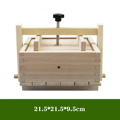 DIY Wooden Tofu Press Mould Set Homemade Cheese Tofu Mold Soybean Curd Tofu Making Mold Kitchen Accessories Cooking Tool