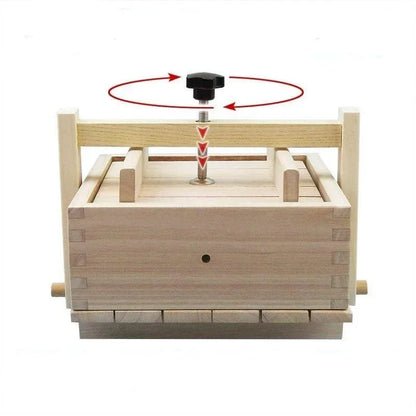 DIY Wooden Tofu Press Mould Set Homemade Cheese Tofu Mold Soybean Curd Tofu Making Mold Kitchen Accessories Cooking Tool