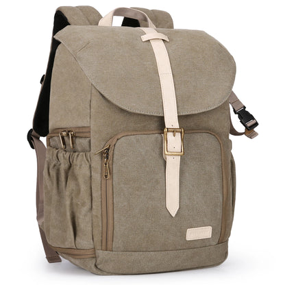 DSLR Camera Backpack BAGSMAR Waterproof Camera Bag for Photographers Anti-Theft Photography Backpack with 15 Inch Laptop