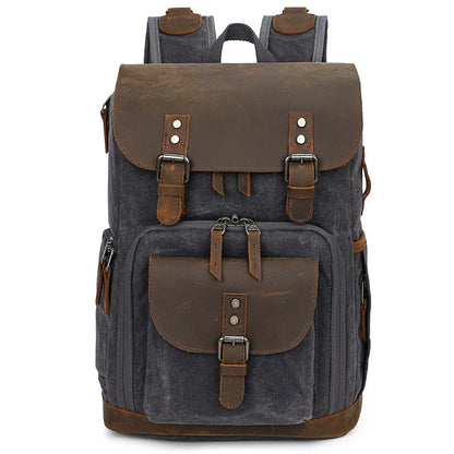 DSLR Camera Bag Backpack Newest Batik Canvas Waterproof Photography Bag Backpack Outdoor Wear-Resistant Organizer Bag For Camera