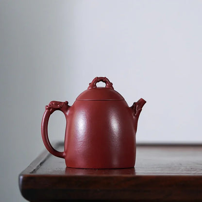 Dahongpao Purple Clay Teapot, Pure Handmade Longquan Teapot, Kung-Fu Teaware, Purple Clay Drinkware, Original Ore