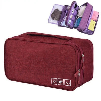 Daily Travel Storage Bag For Underwear Cosmetics Makeup Travel Organizer Bag Wardrobe Closet Clothe Pouch Socks Panties Bra Bags
