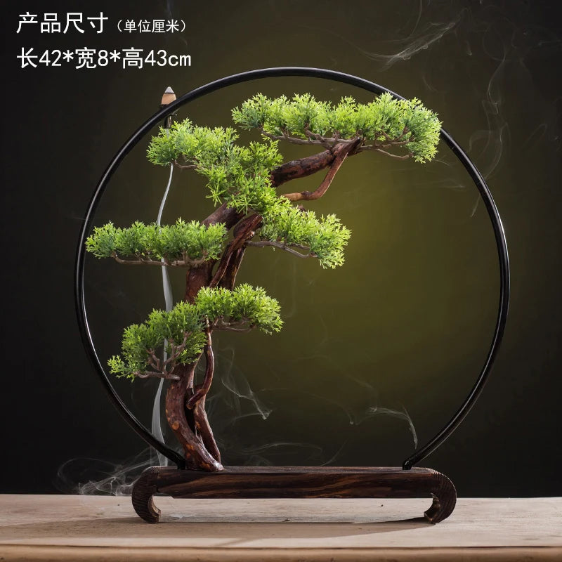 Decoration Zen Incense Holder Censer Waterfall Lotus Incense Burner With Reflux Sticks Incensario Cascata Decoration Home
