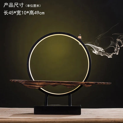 Decoration Zen Incense Holder Censer Waterfall Lotus Incense Burner With Reflux Sticks Incensario Cascata Decoration Home