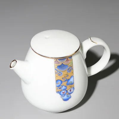 Dehua White Porcelain Teapot Home Filter Tea Maker Xi Shi Pot Small Ceramic Kung Fu Green Tea Tie Guan Yin Oolong Teaware
