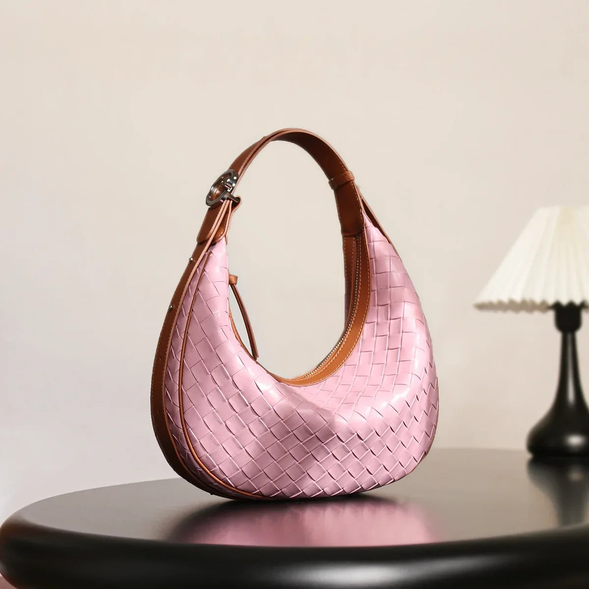 Design New High-end Niche Genuine Leather Bag Women's Woven Shoulder Crossbody Bag Luxury Handbags  Designer Bags