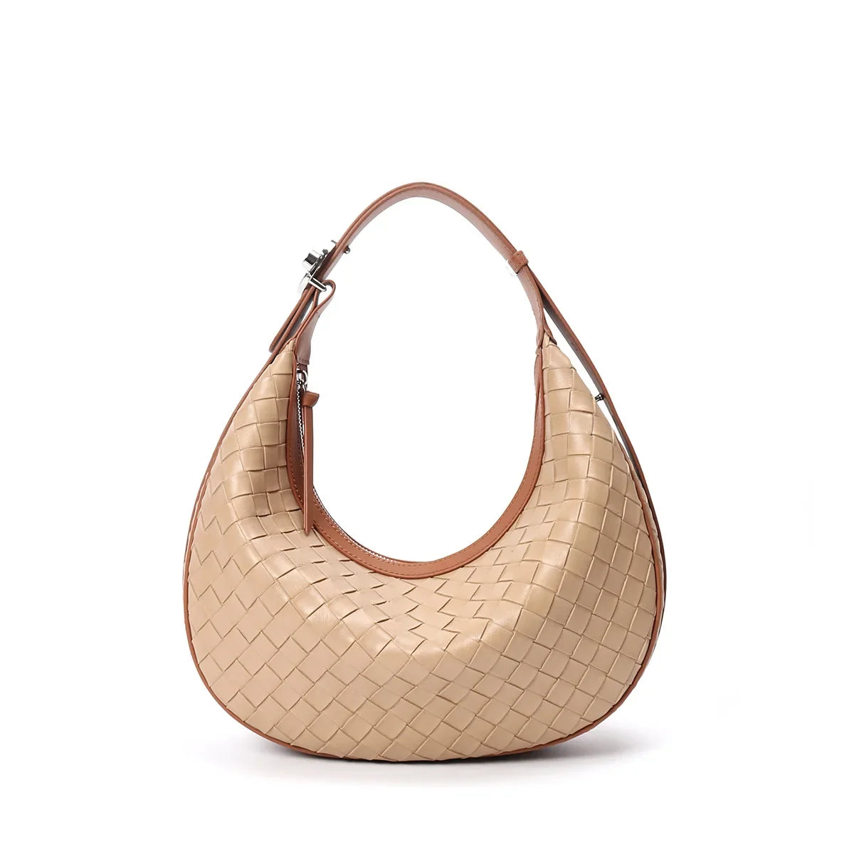 Design New High-end Niche Genuine Leather Bag Women's Woven Shoulder Crossbody Bag Luxury Handbags  Designer Bags