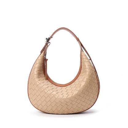Design New High-end Niche Genuine Leather Bag Women's Woven Shoulder Crossbody Bag Luxury Handbags  Designer Bags