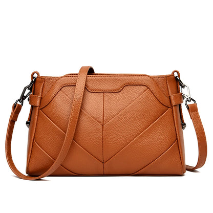 Designer 3 Layers Cow Leather Totes Bag Vintage Genuine Leather Shoulder Crossbody Bags for Women 2022 Ladies Large Handbags Sac