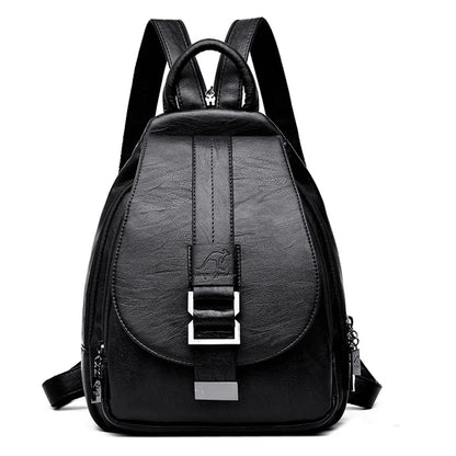 Designer Backpacks Women Leather Backpacks Female School Bag  for Teenager Girls Travel Back Bag Retro Bagpack Sac A Dos Purses