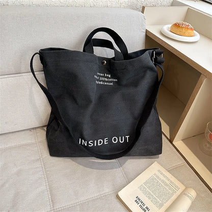 Designer Book Shoulder Canvas Bags for Teenage Girls Hand Bag Made of 100% Cotton Tote Large Capacity Arts Students Package New