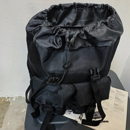 Designer College Backpack Black Trends Youth Leisure Travel SchoolBag Students Bags Computer Daypack Mochila Military Rucksack