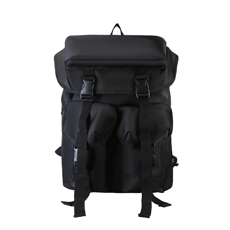 Designer College Backpack Black Trends Youth Leisure Travel SchoolBag Students Bags Computer Daypack Mochila Military Rucksack