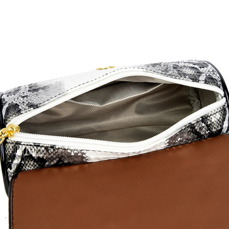 Designer Crocodile Pattern Leather Shoulder Crossbody Bag For Women 2023 Women's Handbags High Quality Female Messenger Tote Sac