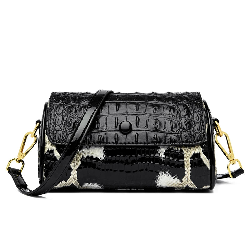 Designer Crocodile Pattern Leather Shoulder Crossbody Bag For Women 2023 Women's Handbags High Quality Female Messenger Tote Sac