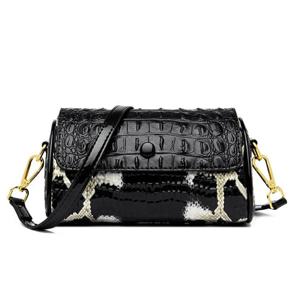 Designer Crocodile Pattern Leather Shoulder Crossbody Bag For Women 2023 Women's Handbags High Quality Female Messenger Tote Sac