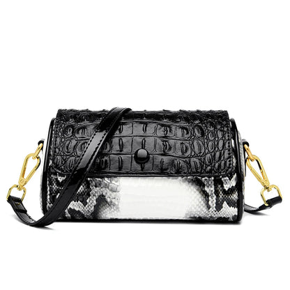 Designer Crocodile Pattern Leather Shoulder Crossbody Bag For Women 2023 Women's Handbags High Quality Female Messenger Tote Sac