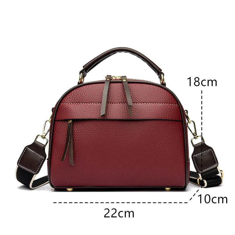 Designer Crossbody Shoulder Bags for Women 2023 Luxury Solid Color Leather Handbags Women Bags Fashion Female Messenger Bag Tote
