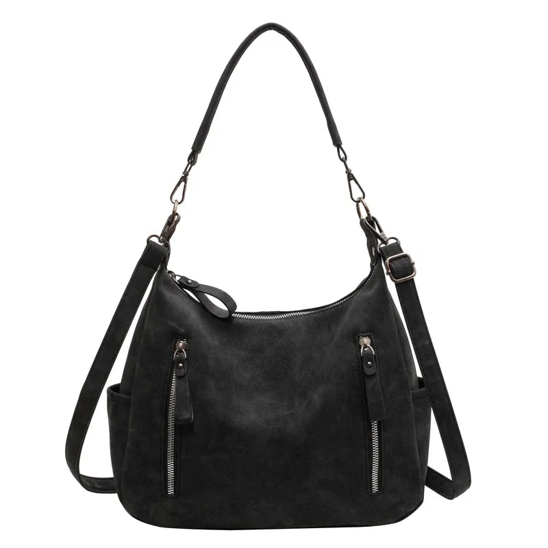 Designer Dull Polish Leather Shoulder Crossbody Bags for Women 2023 Luxury Women Bag Handbags Fashion Female Tote Messenger Sac