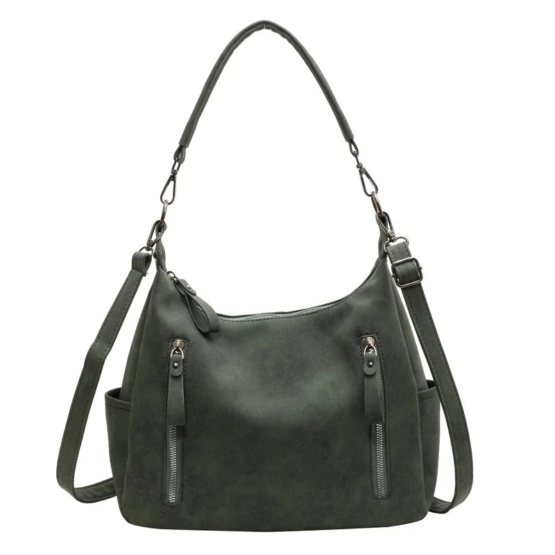 Designer Dull Polish Leather Shoulder Crossbody Bags for Women 2023 Luxury Women Bag Handbags Fashion Female Tote Messenger Sac