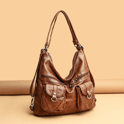 Designer Famous Brand Women Shoulder Tote bag Fashion High Quality Woman Messenger Bag Luxury Soft Leather Handbags Women's Bags