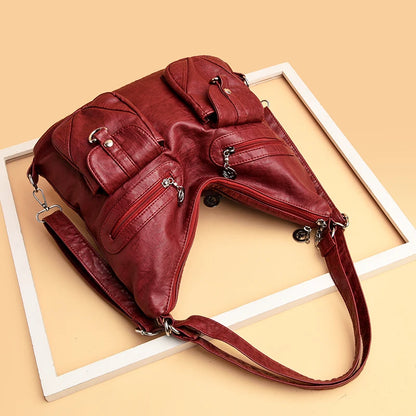 Designer Famous Brand Women Shoulder Tote bag Fashion High Quality Woman Messenger Bag Luxury Soft Leather Handbags Women's Bags