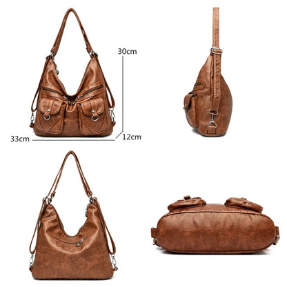 Designer Famous Brand Women Shoulder Tote bag Fashion High Quality Woman Messenger Bag Luxury Soft Leather Handbags Women's Bags