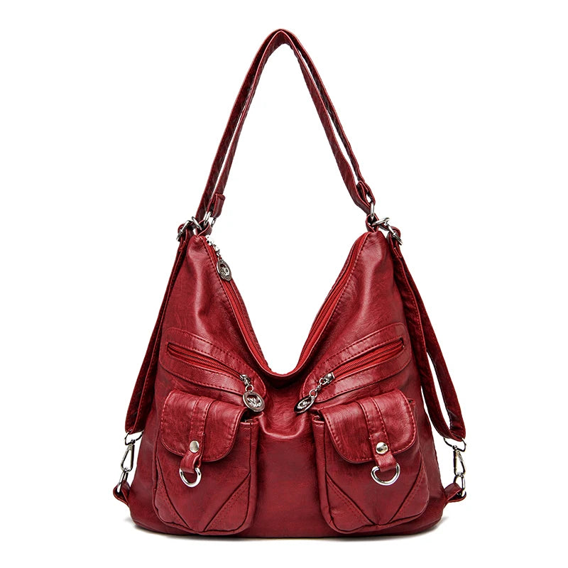 Designer Famous Brand Women Shoulder Tote bag Fashion High Quality Woman Messenger Bag Luxury Soft Leather Handbags Women's Bags