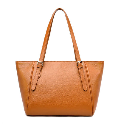 Designer Genuine Leather Shoulder Bag For Women 2021 New High Capacity Handbag Travel Luxury Tote Bag Female Large Messenger Bag