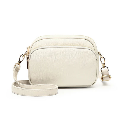 Designer Genuine Leather Solid Color Women Shoulder Crossbody Bags Luxury Cow Leather Ladies Handbags Female Messenger Tote Sac