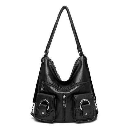Designer Ladies Large Shoulder Crossbody Handbag Sac for Female Patchwork Soft Leather Luxury Handbags Women New Casual Tote Bag