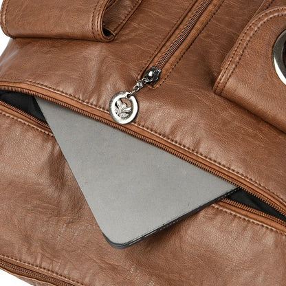 Designer Ladies Large Shoulder Crossbody Handbag Sac for Female Patchwork Soft Leather Luxury Handbags Women New Casual Tote Bag