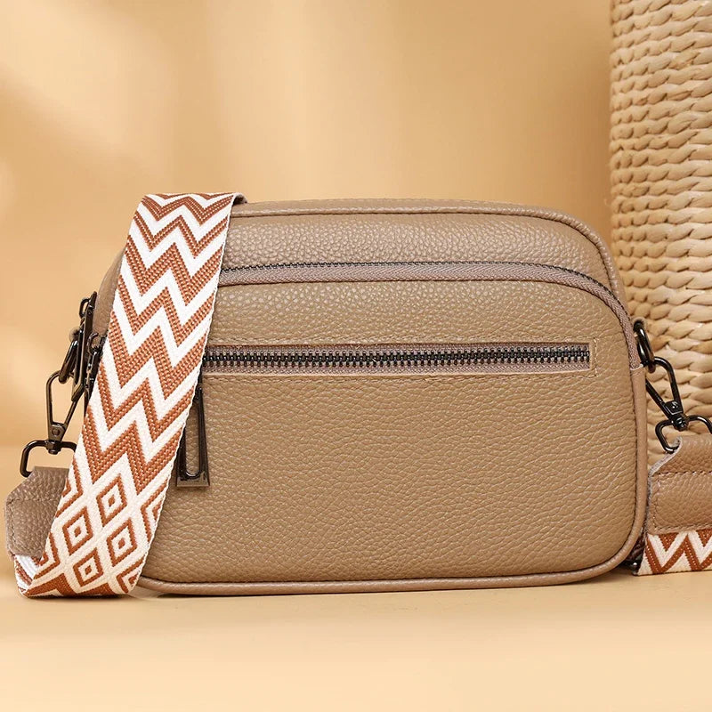Designer Large Capacity Genuine Leather Women Tote Bags Luxury Cowhide Female Shoulder Crossbody Bag High Quality Ladies Handbag