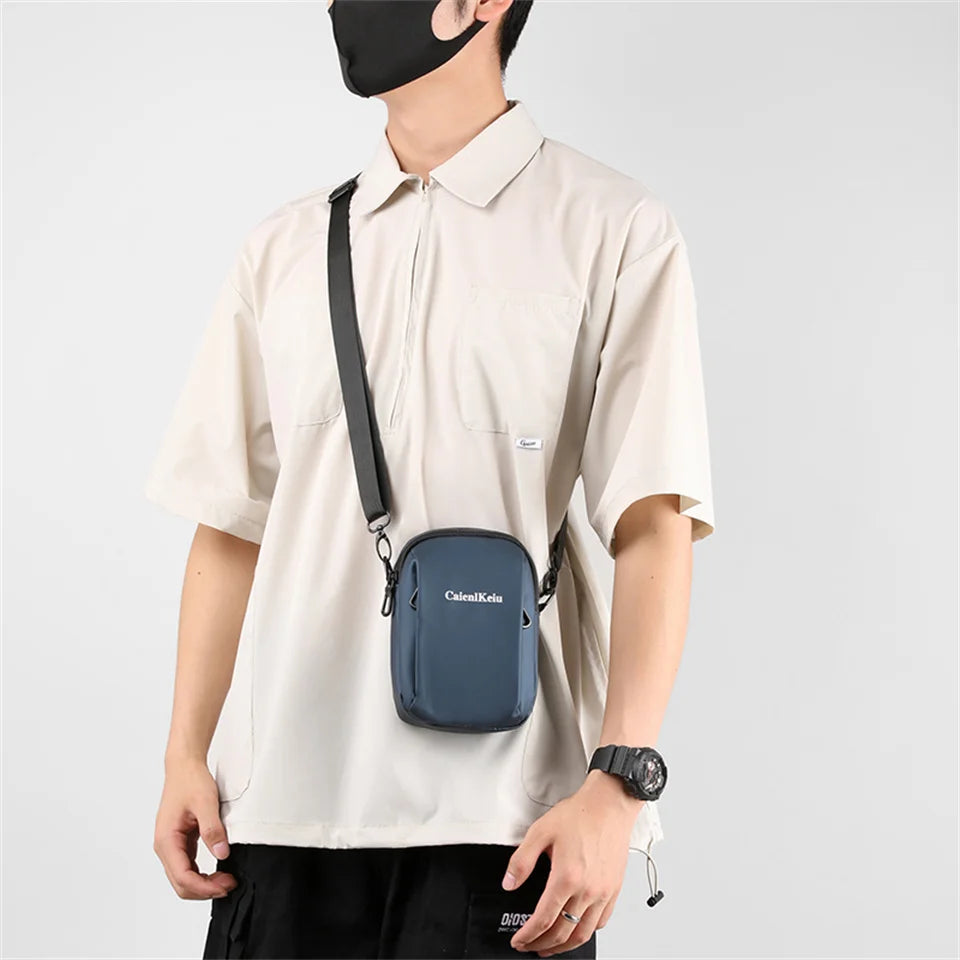 Designer Nylon Men Shoulder Bag Shopper Messenger Bags Handbag Letter Zipper Simple Fashion Male Crossbody Bag