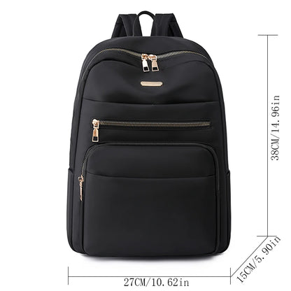 Designer Nylon Women Backpack Fashion Bagpack Classic Style School Bag for Girls Travel Multiple Pockets High Capacity Bookbags
