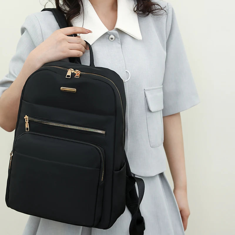Designer Nylon Women Backpack Fashion Bagpack Classic Style School Bag for Girls Travel Multiple Pockets High Capacity Bookbags