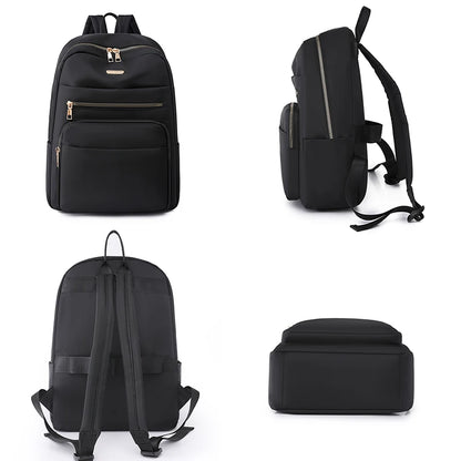 Designer Nylon Women Backpack Fashion Bagpack Classic Style School Bag for Girls Travel Multiple Pockets High Capacity Bookbags