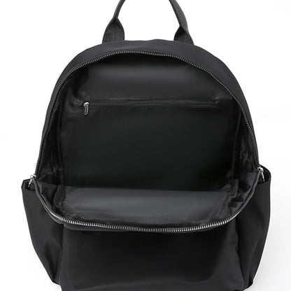 Designer Solid Color Backpacks Ladies Nylon Leisure Bagpack  School Backpack for College Students Large Capacity Simple Backpack