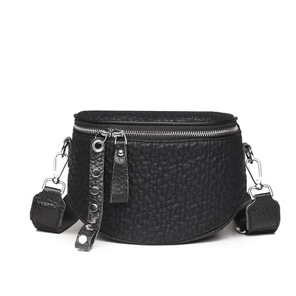 Designer Stone Pattern Genuine Leather Women's Shoulder Crossbody Bag Luxury Cow Leather Female Handbag Women Messenger Tote Sac
