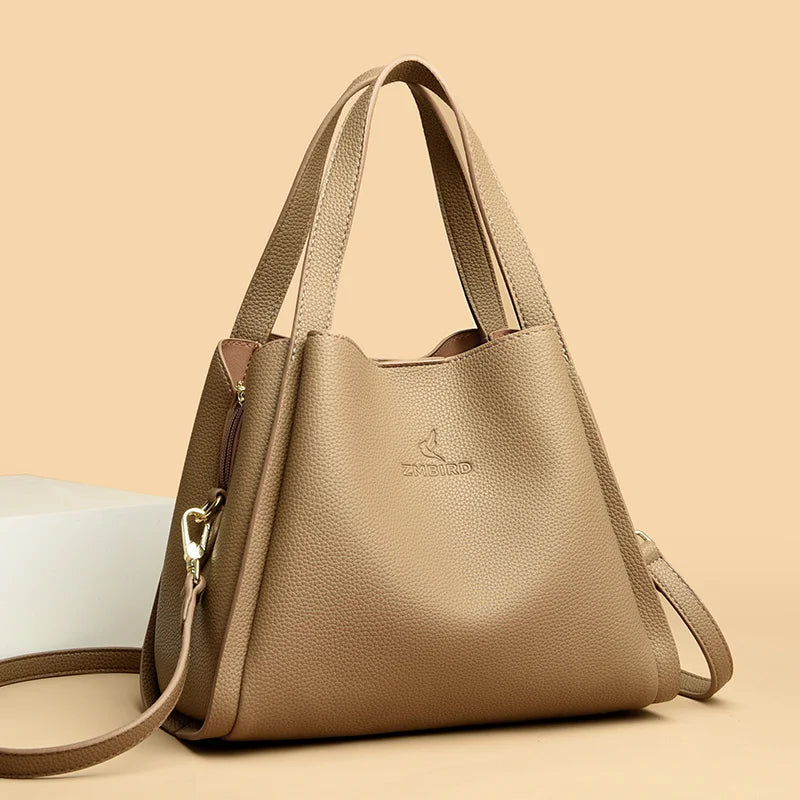 Designer Top-handle Bag Luxury Handbags Women Leather Bags Ladies Shoulder Hand Bags for Women Female Tote Shopping Bucket Bag